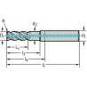 Walter H7073717-20-0.2 Fresas de escuadrar/ranurar MDI