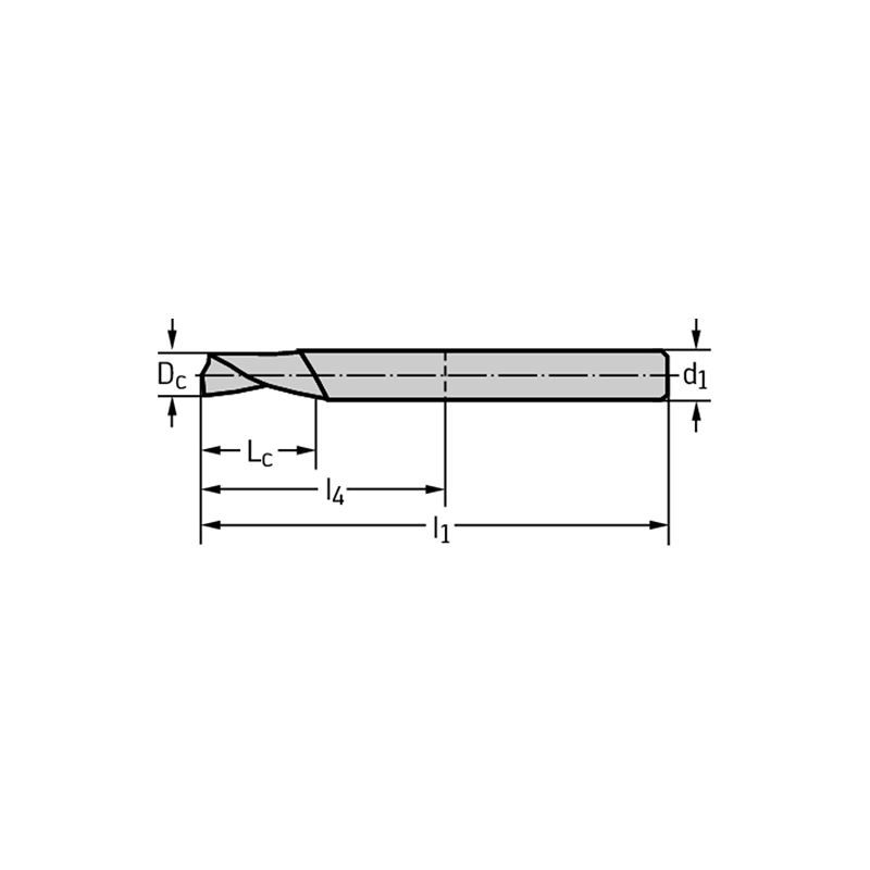 Walter H901451-5 Fresas de escuadrar/ranurar MDI