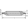 Walter K1111-0.8 Brocas de centrado HSS