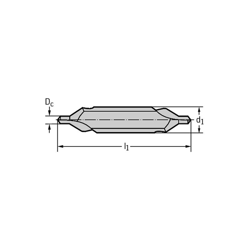 Walter K1112-2 Brocas de centrado HSS