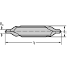 Walter K1112-2 Brocas de centrado HSS