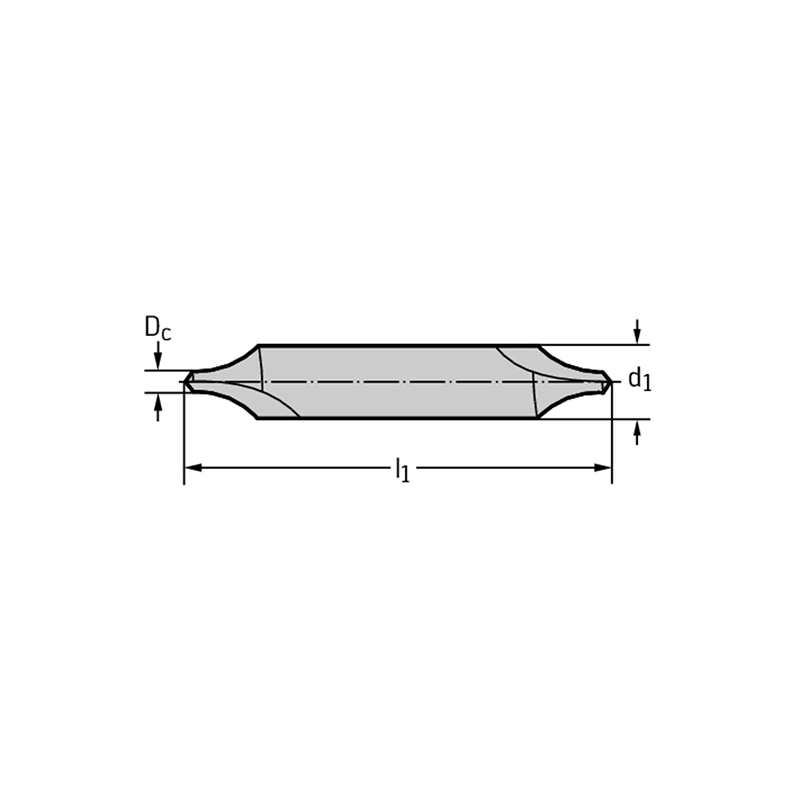 Walter K1113-2 Brocas de centrado HSS