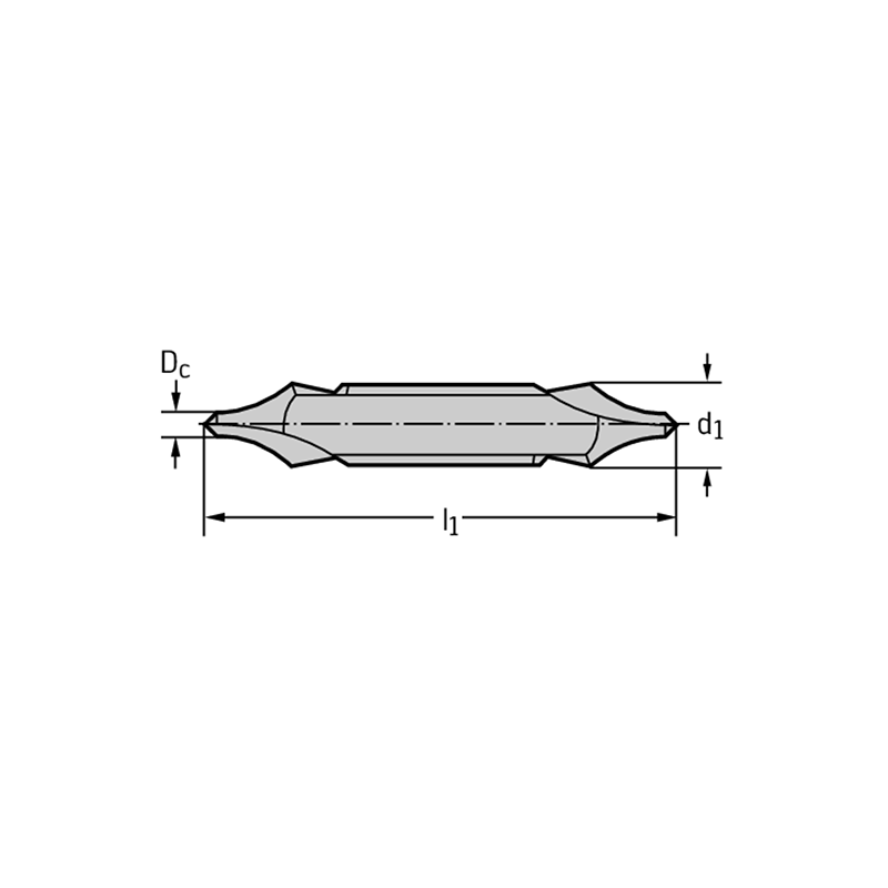 Walter K1114-2.5 Brocas de centrado HSS