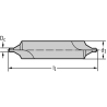 Walter K1215-8 Brocas de centrado HSS
