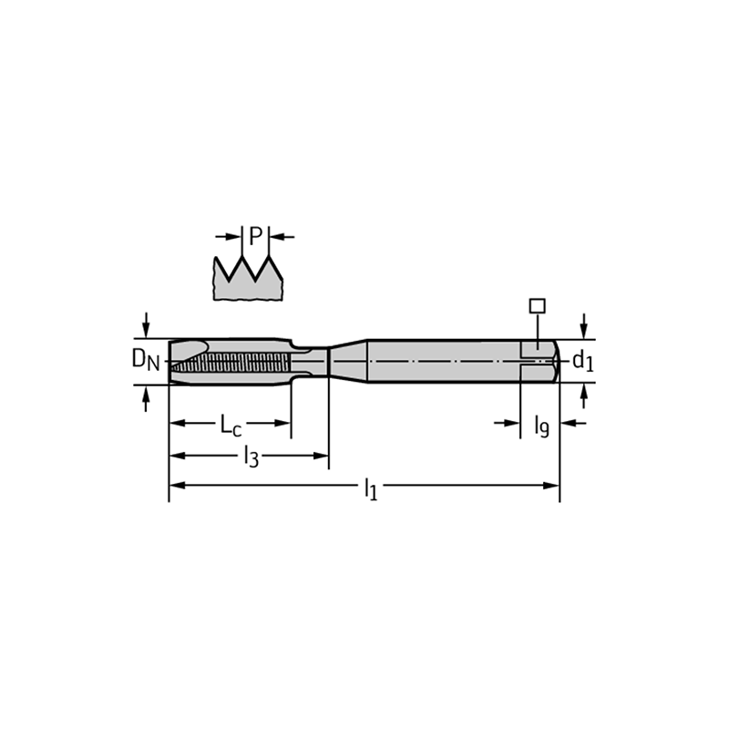 Walter M20213-M1 Machos de roscar a máquina HSS-E