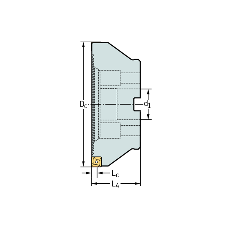Walter M2136-160-B40-24-06 Fresas de paso fino