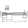 Walter M225049-EGUNC8 Machos de roscar a máquina HSS-E