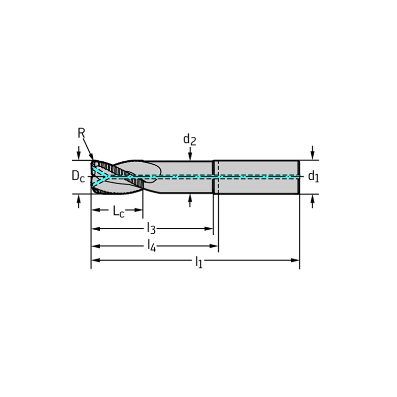 Walter MB265-16.0A3X200A-WJ30CA Fresas de escuadrar/ranurar MDI