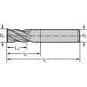 Walter MC111.15.9A4D-WJ30TF Fresas de escuadrar MDI MC111