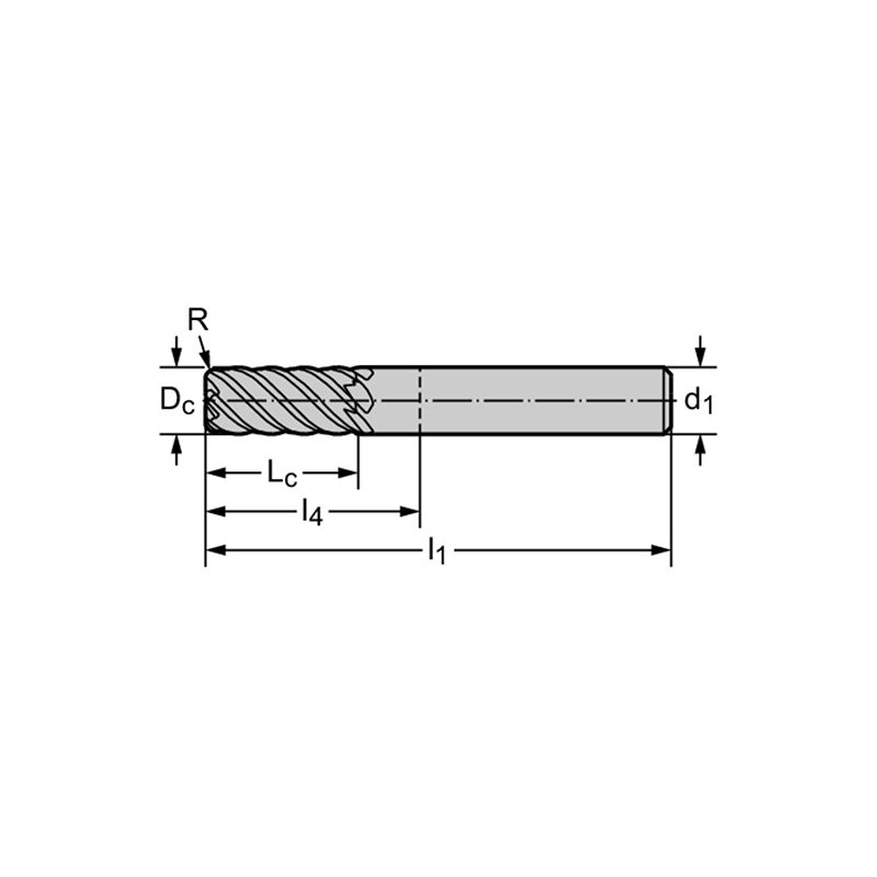 Walter MC128.12.7A6D152-WJ30TF Fresas de escuadrar MDI MC128
