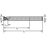 Walter MC213-06.3A2X-WJ30TF Fresas de escuadrar/ranurar MDI