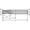 Walter MC232-02.0A3B-WJ30ED Fresas de escuadrar/ranurar MDI