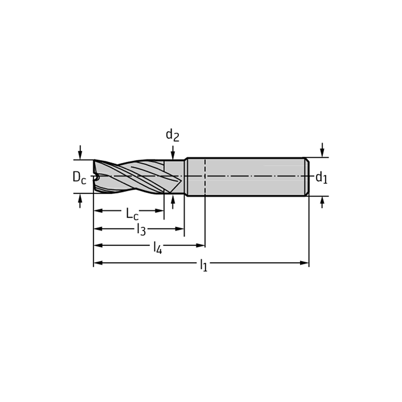 Walter MC232-02.0A3BC-WJ30ED Fresas de escuadrar/ranurar MDI