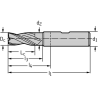 Walter MC232-06.0W3BC-WJ30ED Fresas de escuadrar/ranurar MDI