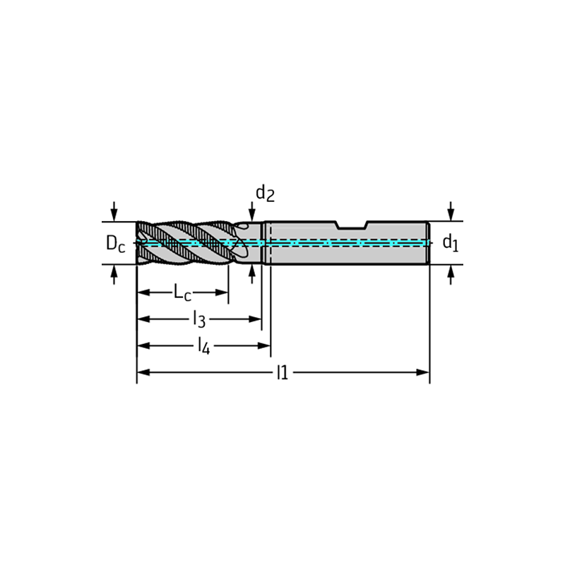 Walter MC319-06.0W4BC-WK40TF Fresas de escuadrar/ranurar MDI