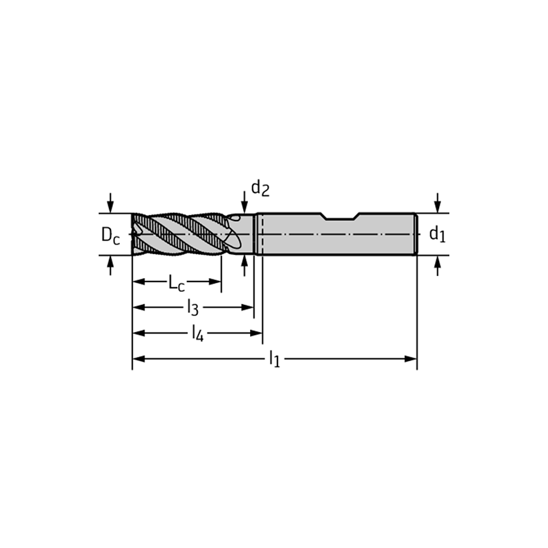 Walter MC320-04.0W3BC-WK40TF Fresas de escuadrar/ranurar MDI