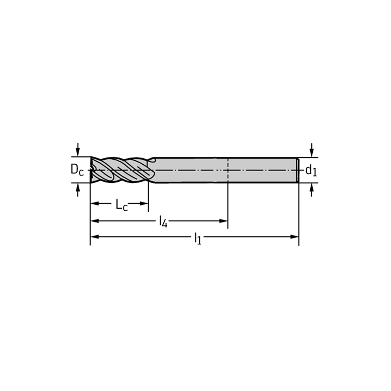 Walter MC326-04.0A3L-WK40TF Fresas de escuadrar/ranurar MDI