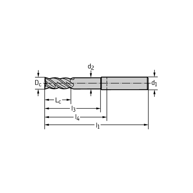 Walter MC326-04.0A3LC-WK40TF Fresas de escuadrar/ranurar MDI
