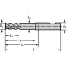 Walter MC326-04.0W3LC-WK40TF Fresas de escuadrar/ranurar MDI