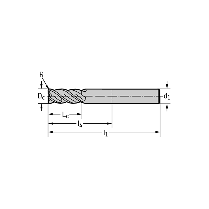 Walter MC326-05.0A3L100-WK40TF Fresas de escuadrar/ranurar MDI