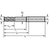 Walter MC326-05.0A3LC-WK40TF Fresas de escuadrar/ranurar MDI