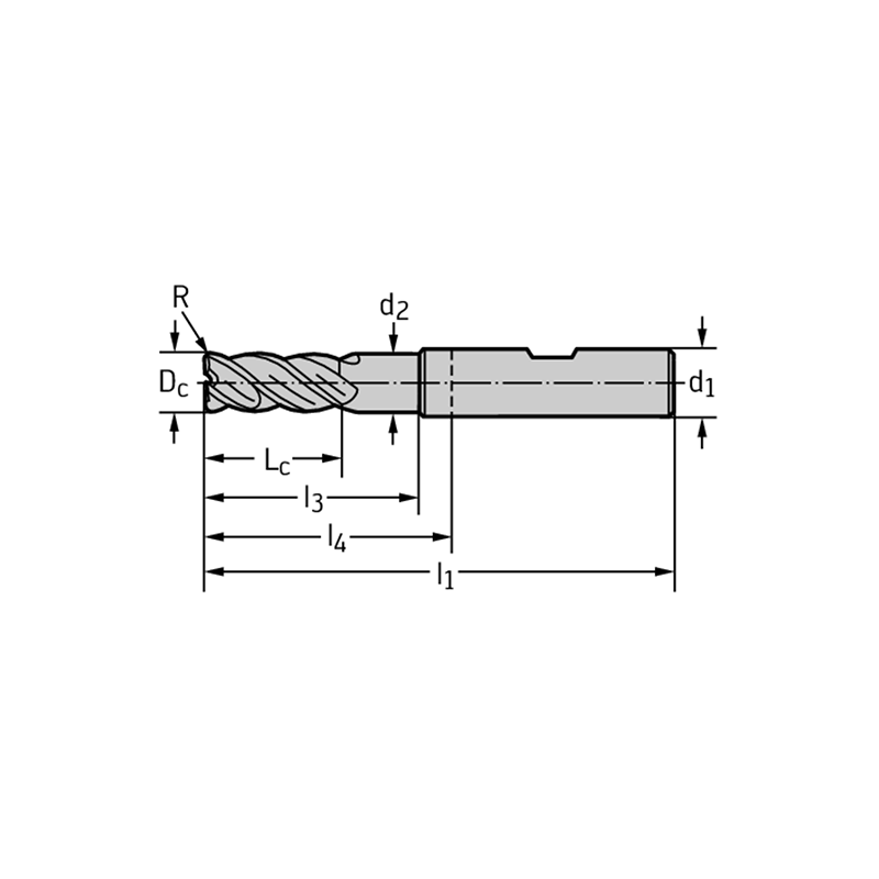 Walter MC326-05.0W3L100C-WK40TF Fresas de escuadrar/ranurar MDI