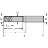 Walter MC326-06.0A4BCJ-WK40TF Fresas de escuadrar/ranurar MDI