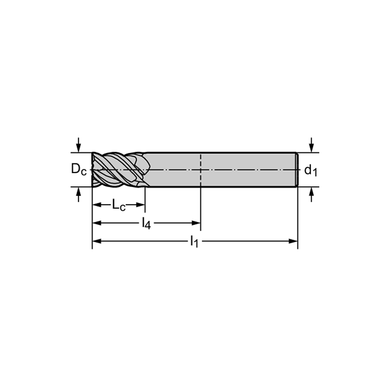 Walter MC326.12.7A4C-WK40TF Fresas de escuadrar/ranurar MDI MC326