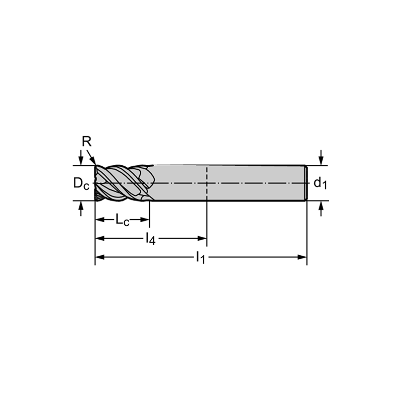 Walter MC326.12.7A4C038-WK40TF Fresas de escuadrar/ranurar MDI MC326