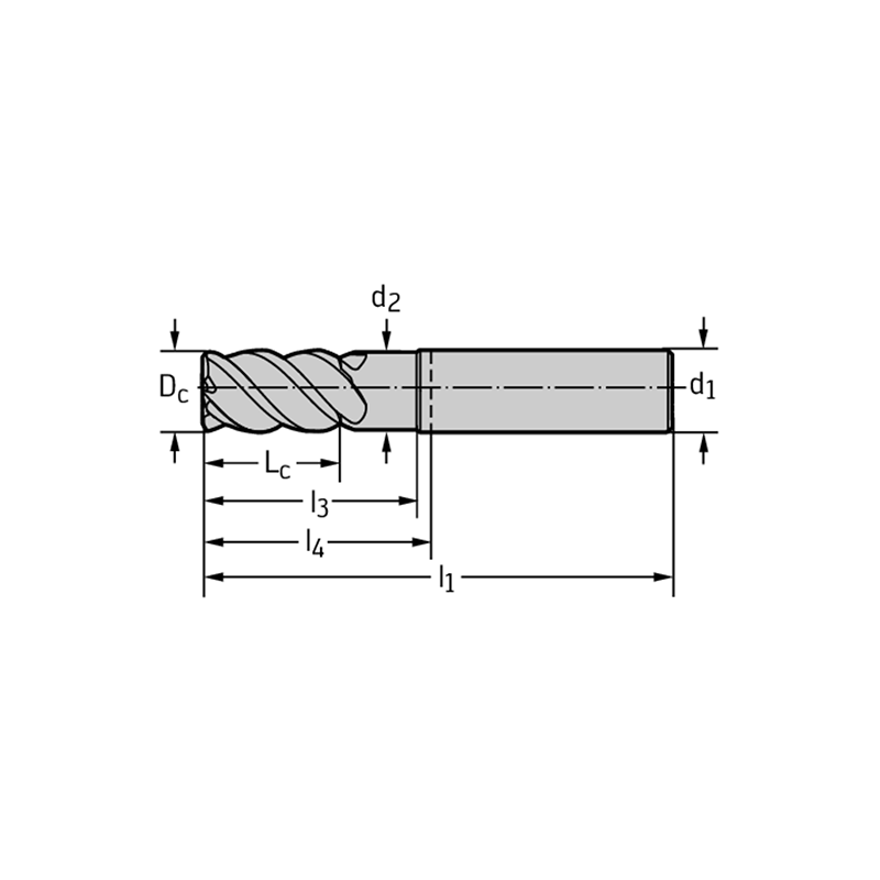 Walter MC341-08.0A4P-WK40TZ Fresas de escuadrar/ranurar MDI