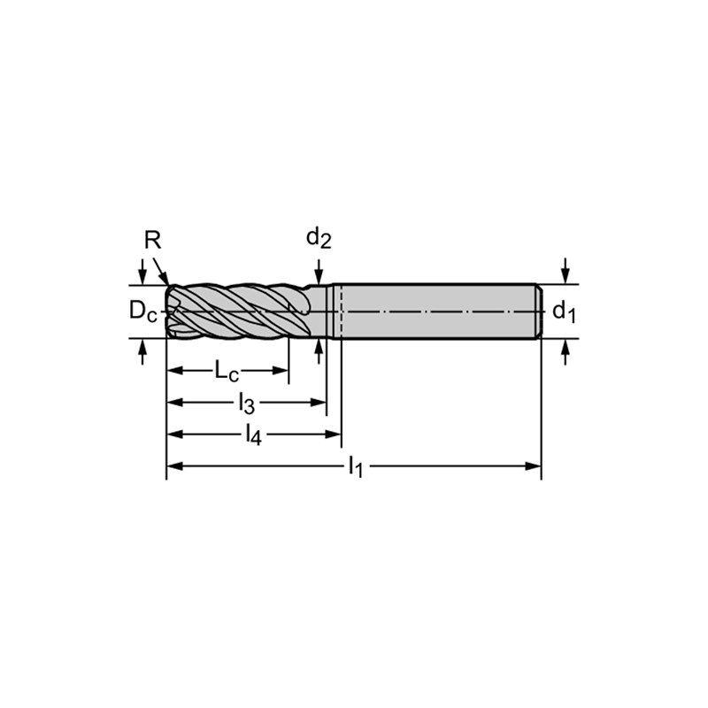 Walter MC377-08.0A4B050C-WK40EA Fresas de escuadrar/ranurar MDI