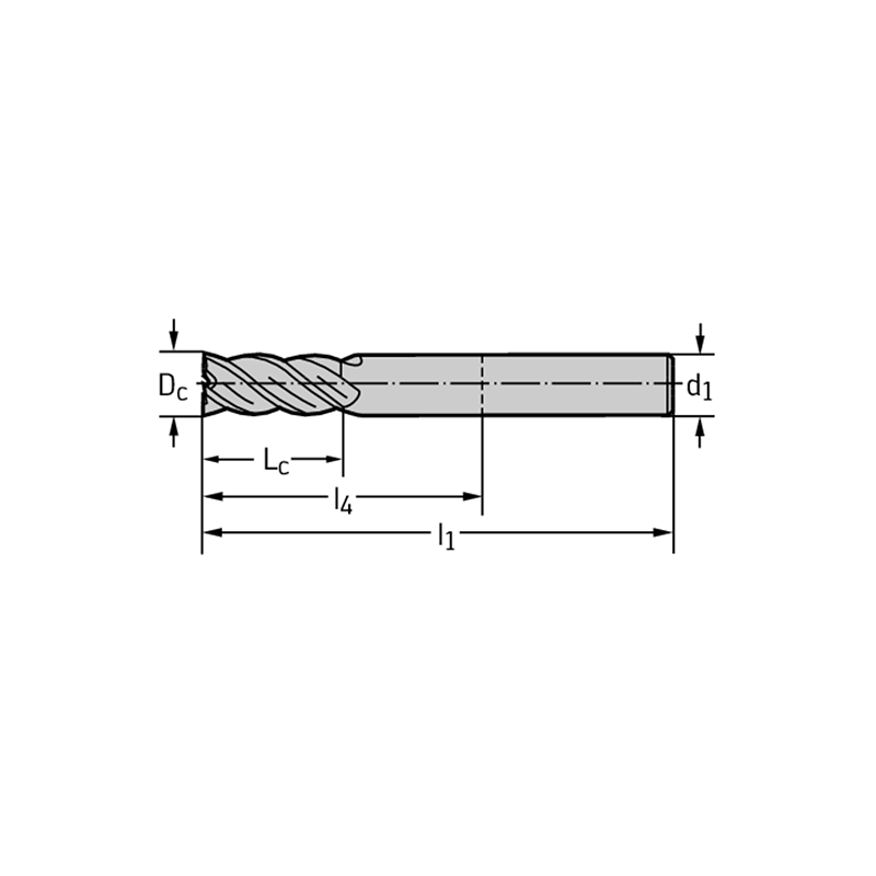 Walter MC388-05.0A3B-WB10TG Fresas de escuadrar/ranurar MDI