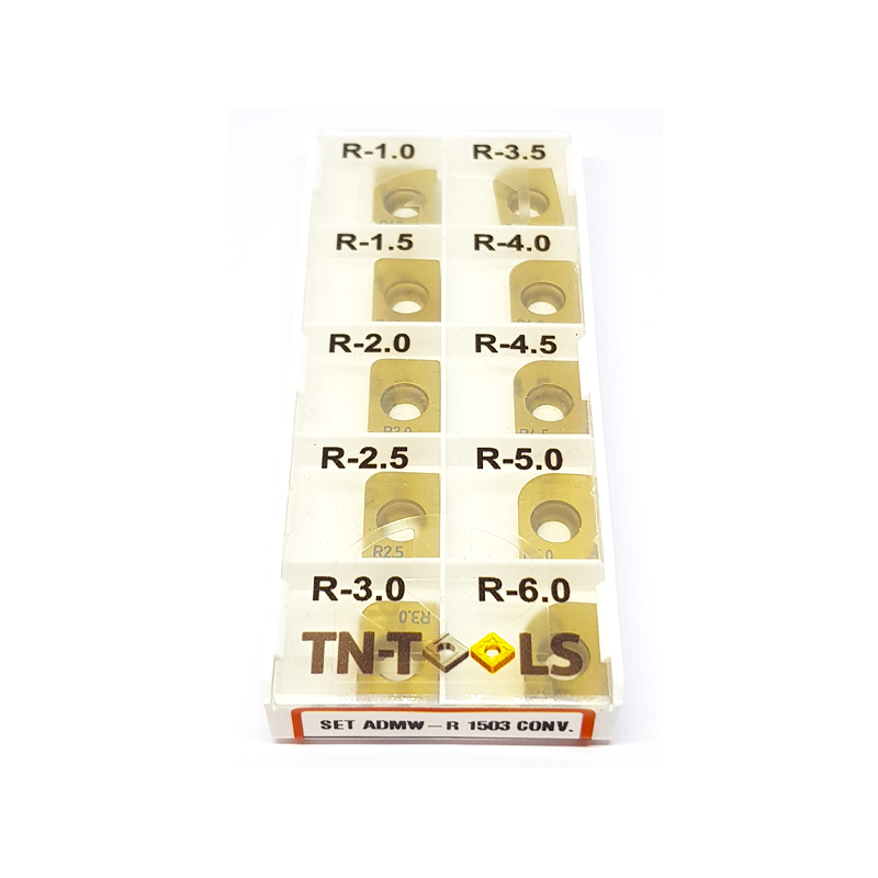 Kit de placas de Fresar TN-TOOLS de radios Convexos