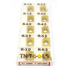 Kit de placas de Fresar TN-TOOLS de radios Convexos