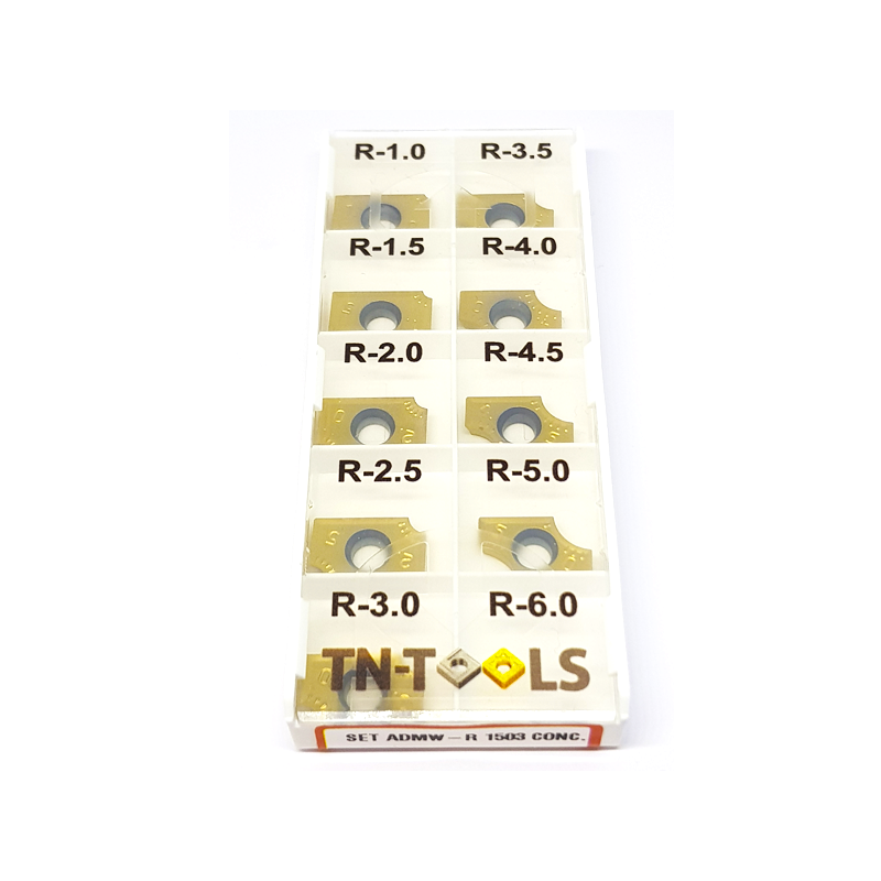 Kit de placas de Fresar de radios Convexos