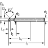 Walter MC504-12.0A6L-WJ30TF Desbarbador hacia delante y hacia atrás MDI