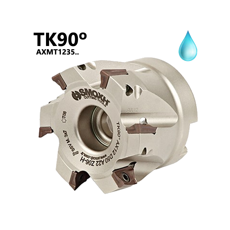 Fresa de escuadrar TK90° AX12 con ángulo 90º Adaptable para AXMT1235 Fresa de escuadrar TK90° AX12 con ángulo 90º Adaptable para AXMT1235