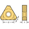 Walter P2352-1R WKP25S Placas Wendelnovex ® 