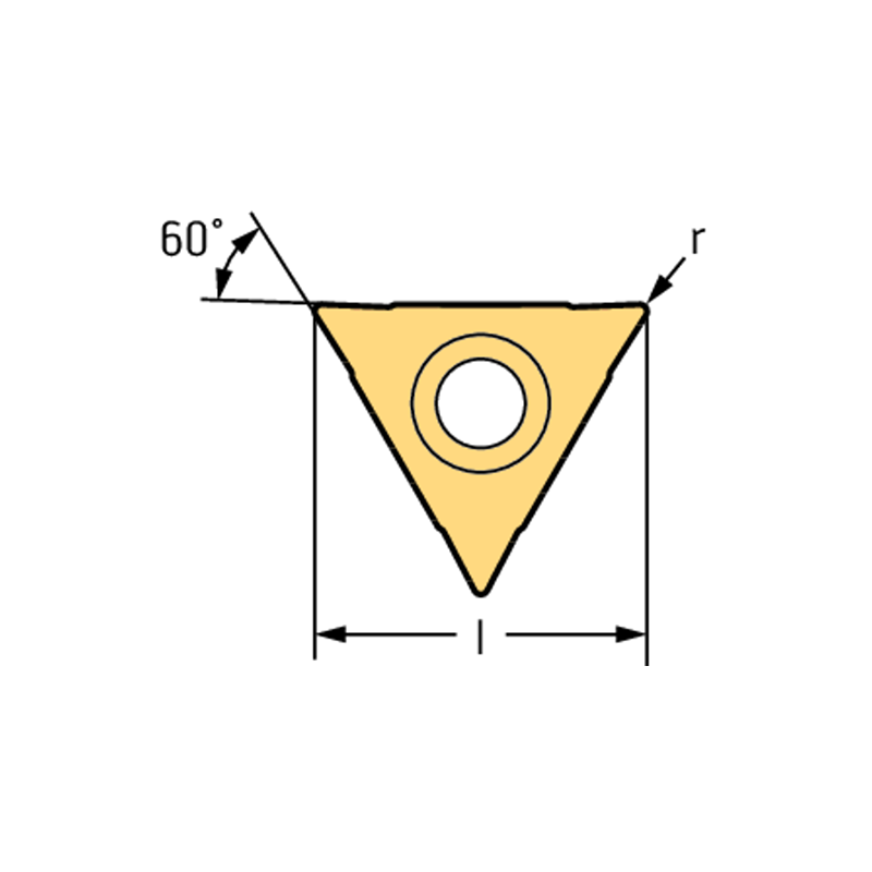 Walter P26300-0601-D67 WSM37S Plaquitas de fresa de roscar, triangulares, 60° - M, MF, UNC, UNF, UN