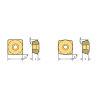 Walter P2840S-7N-E67 WKP35S Cuadradas P284..