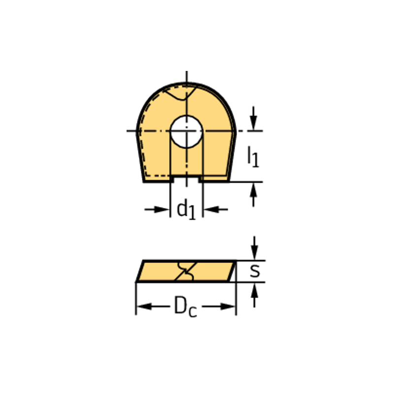Walter P3204-D07.94 WHH15X Plaquitas de copiado-acabado