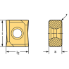 Walter P4130-4R12-E47 WKK20S Romboidales tangenciales P4440