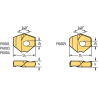 Walter P6003-D22,47R WMP35 Puntas taladradoras