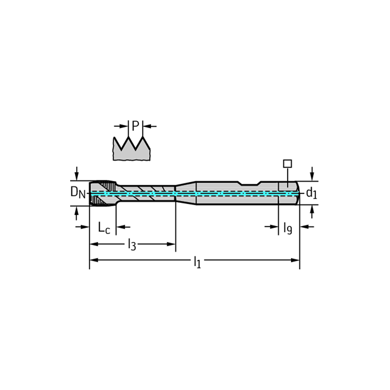 Walter S2056312-M12 Machos de roscar a máquina HSS-E