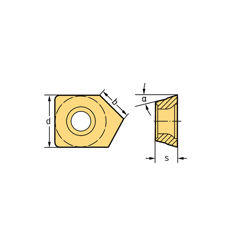 Walter SDHX1204AZR-A88 WHH15X Cuadradas positivas