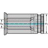 Walter SL0003 Casquillos reductores para refrigeración interior