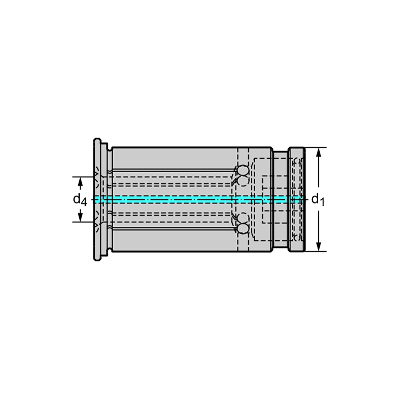 Walter SL0014 Casquillos reductores para refrigeración interior