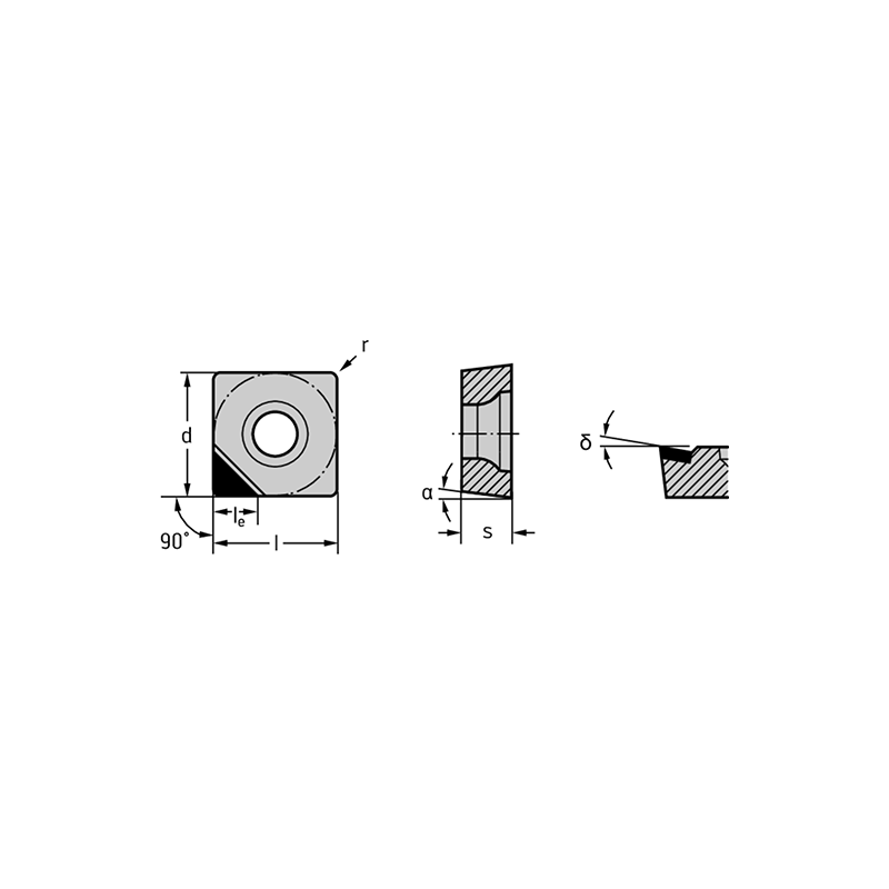 Walter SPGW09T308FS-1 WDN10 PKD – Cuadradas positivas SPGW