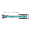 Walter T2712.23-W26-3-09 Fresas de roscar con plaquitas de corte T2712