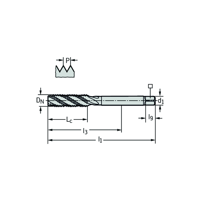 Walter TC120-M12-L0-WW60AG Machos de roscar a máquina HSS-E-PM